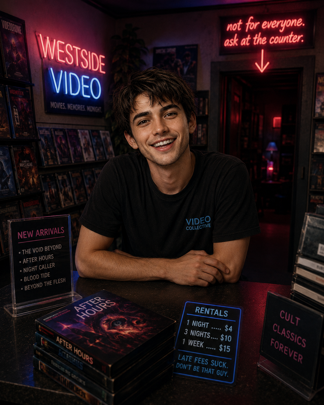 Verkäufer Videothek